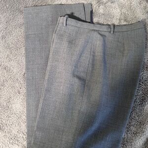 GAP Classic Fit Trouser Size 8 Gray Stretch Dress Pants Work Business Casual